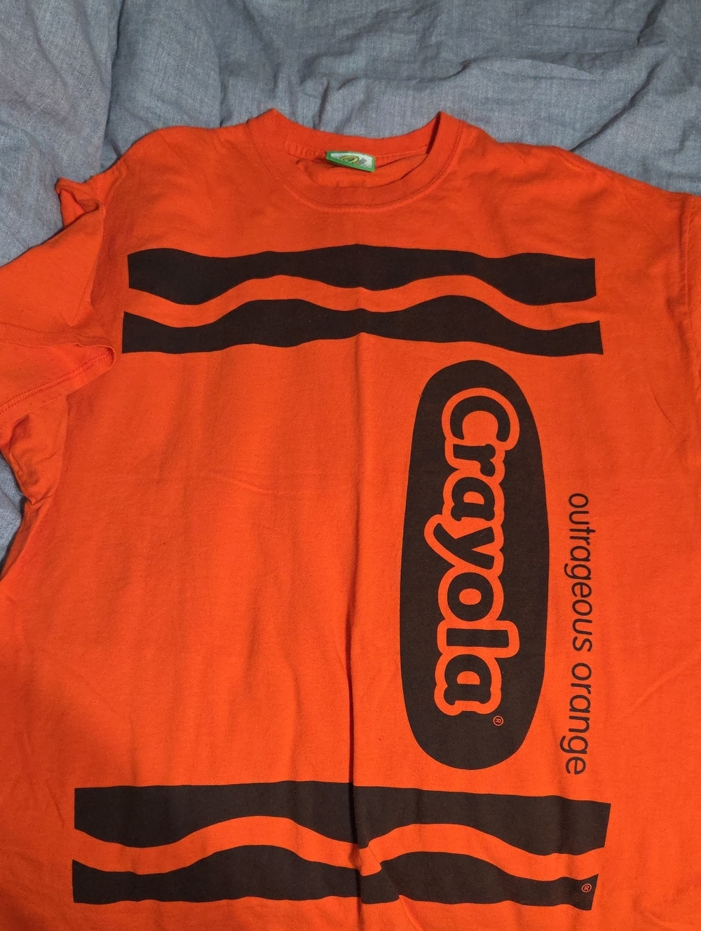 Crayola Outrageous Orange Short Sleeve Graphic Tee